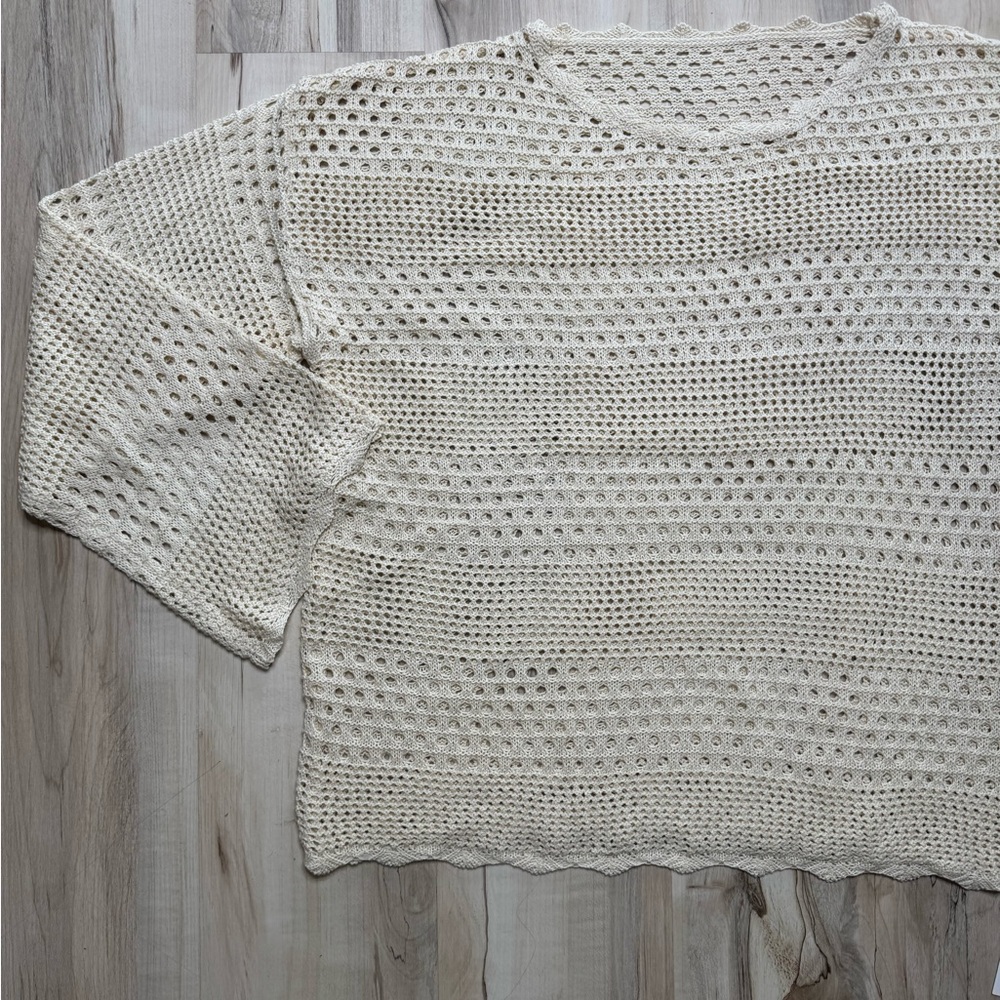 NWT Cupshe Crochet Knit Swimsuit Coverup Size XL